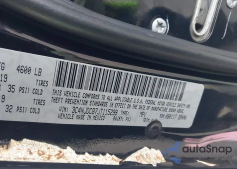 2018 Jeep Compass Limited 4X4 z USA, uszkodzony, nr VIN 3C4NJDCB7JT115299